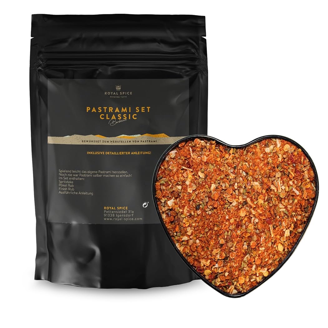 Royal Spice Pastrami Set Classic NY Style - 4kg für bis zu 40 Kg Fleisch !