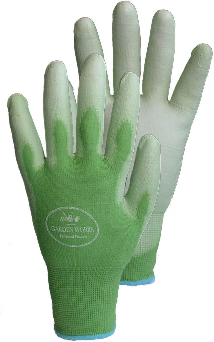 Sun Grips Garden Gloves, Green, Large