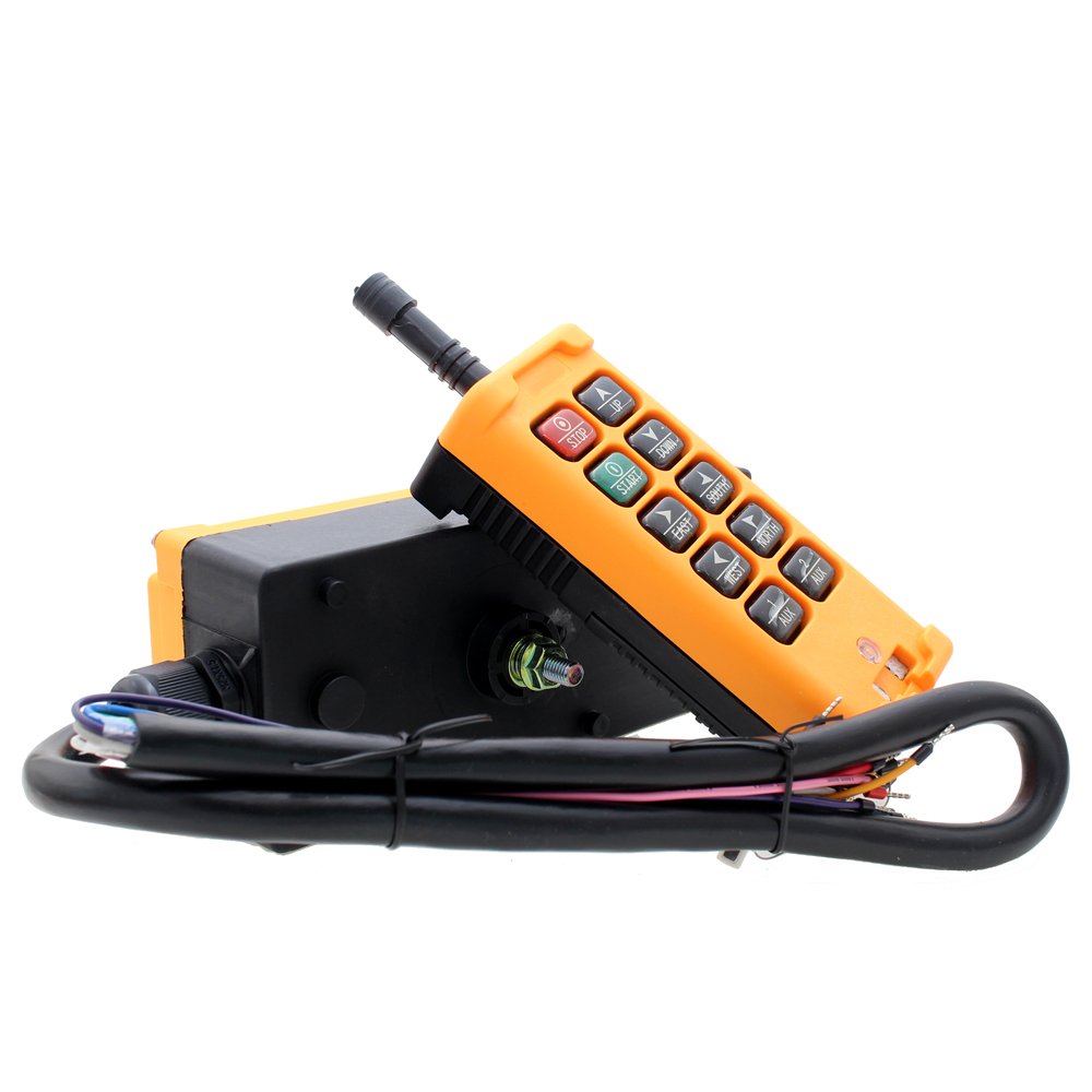 10 Key Hoist Crane Radio Wireless Remote Control Industrial Transmitter&Receiver(AC110V)
