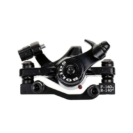 FASTPED MTB Aluminum-Alloy Folding Bike Bicycle Mechanical Disc Brake (Front/Rear Calipers), Black (Boldis (Front))