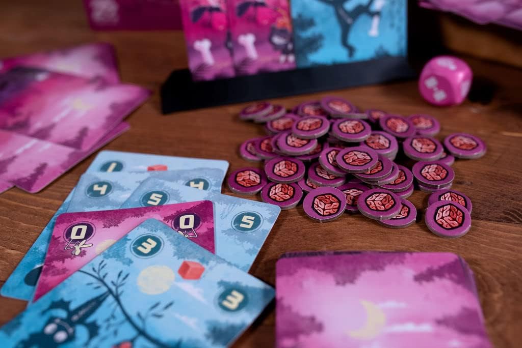 Oh My Brain, A Fast Playing Card Game Featuring Animal Zombies for 2 to 5 Players - 25th Century Games