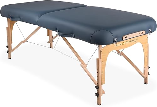 Miniatura 2 de INNER STRENGTH Paquete de mesa de masaje portátil E2  Mesa de masaje completa Reiki incluye cuna facial ajustable de lujo, almohada y funda de