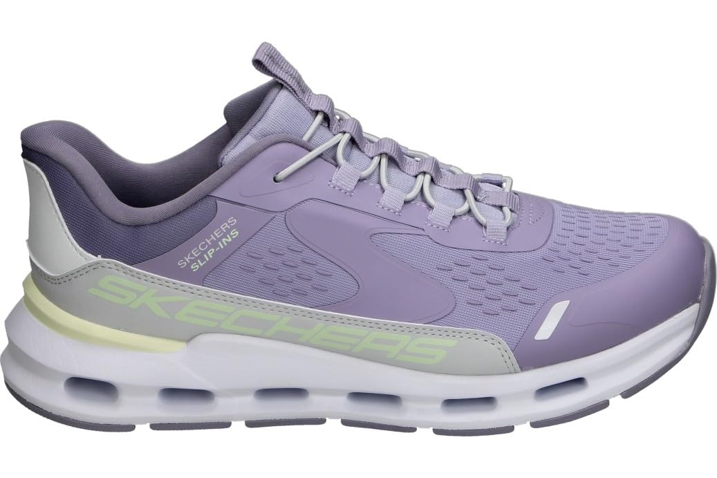 Skechers Deportiva Slip-​ins: Glide-​Step Vista Lane para Mujer – Zapatilla Morada – Adaptive Closure – Air Cooled Memory Foam – Glide Step – Apto para Lavadora – 303654L-​LVMT– 39 EU