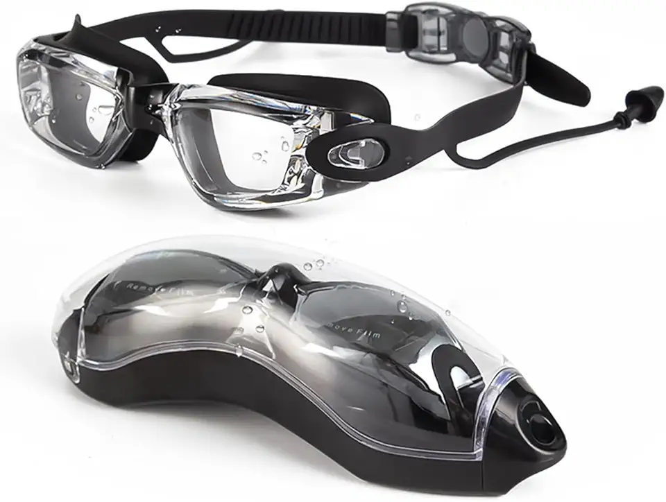 Óculos De Natação Profissional Antiembaçamento Piscina Mar - Óculos para Mergulho Nadar Antiembaçante - ECOMLAR®