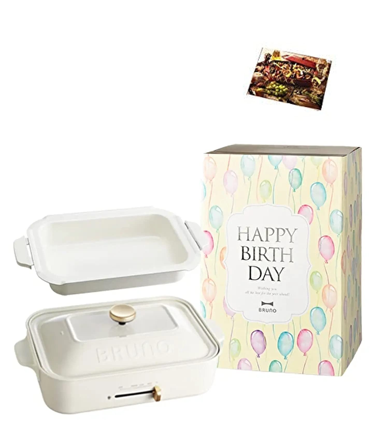 美品BRUNO ブルーノ コンパクトホットプレート本体 プレート3種BOE021 BRUNO ブルーノ ホットプレート BOE021 コンパクトホット