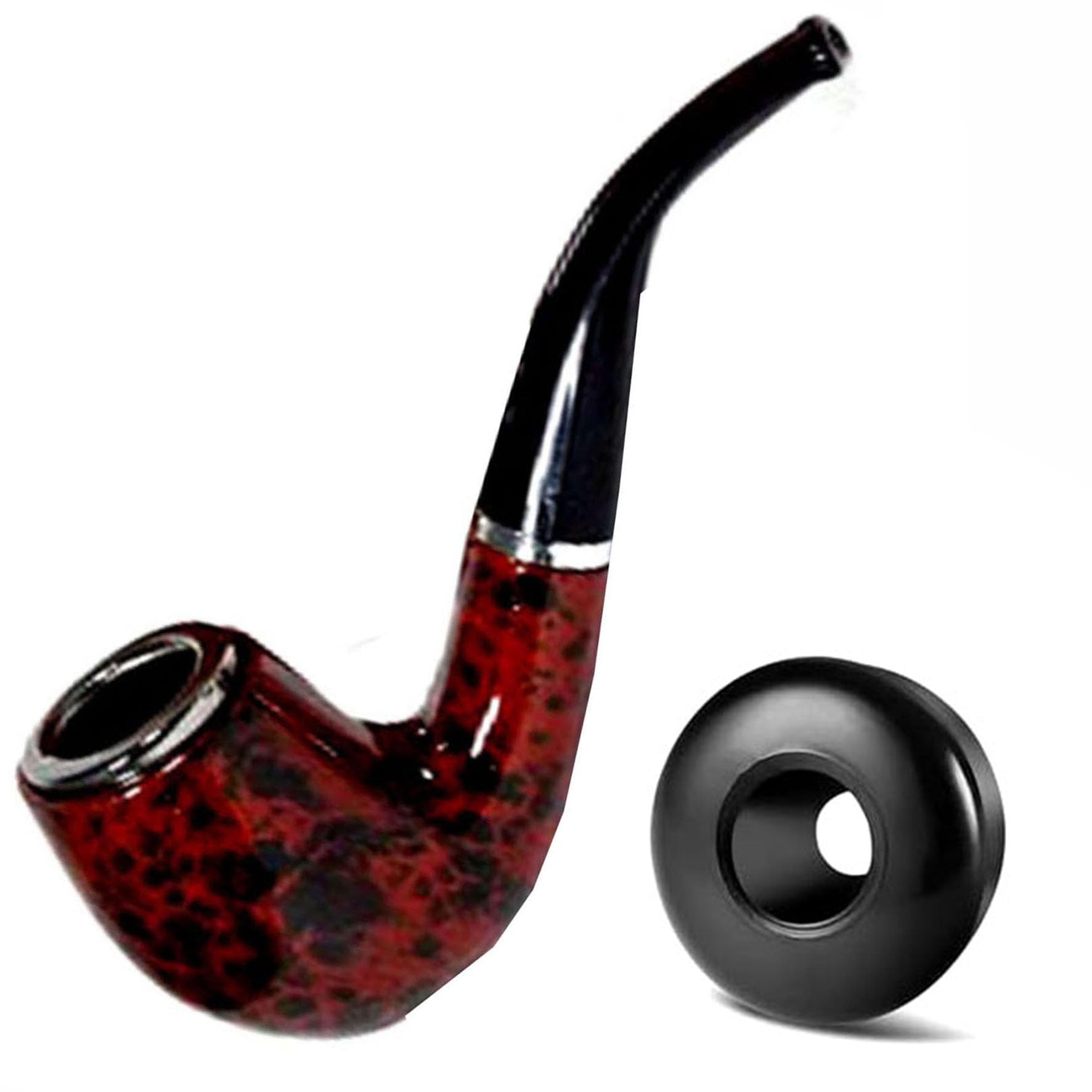 Durable Tar-Proof Cigar Cigarette Holder Hookah Tobacco Wooden Reusable Briar Smoking Pipe Weed Pipe Cigarette Pipe Handmade