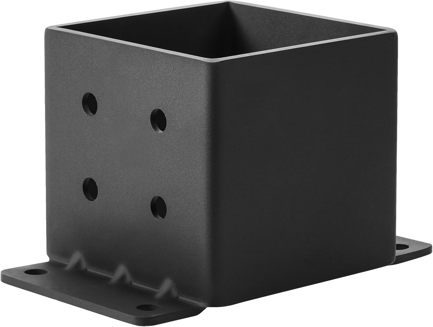 2Pcs 6x6 Post Base Heavy Duty (Inner Size 5.5x5.5), Super Thick Steel Post Brackets for Deck, Pergola, Fence, Mailbox, Gazebos