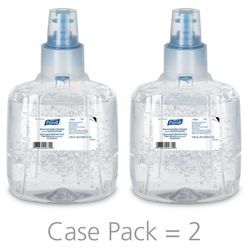 Amazon.com : Gojo PURELL 1903-02 LTX Refill, Advanced Green