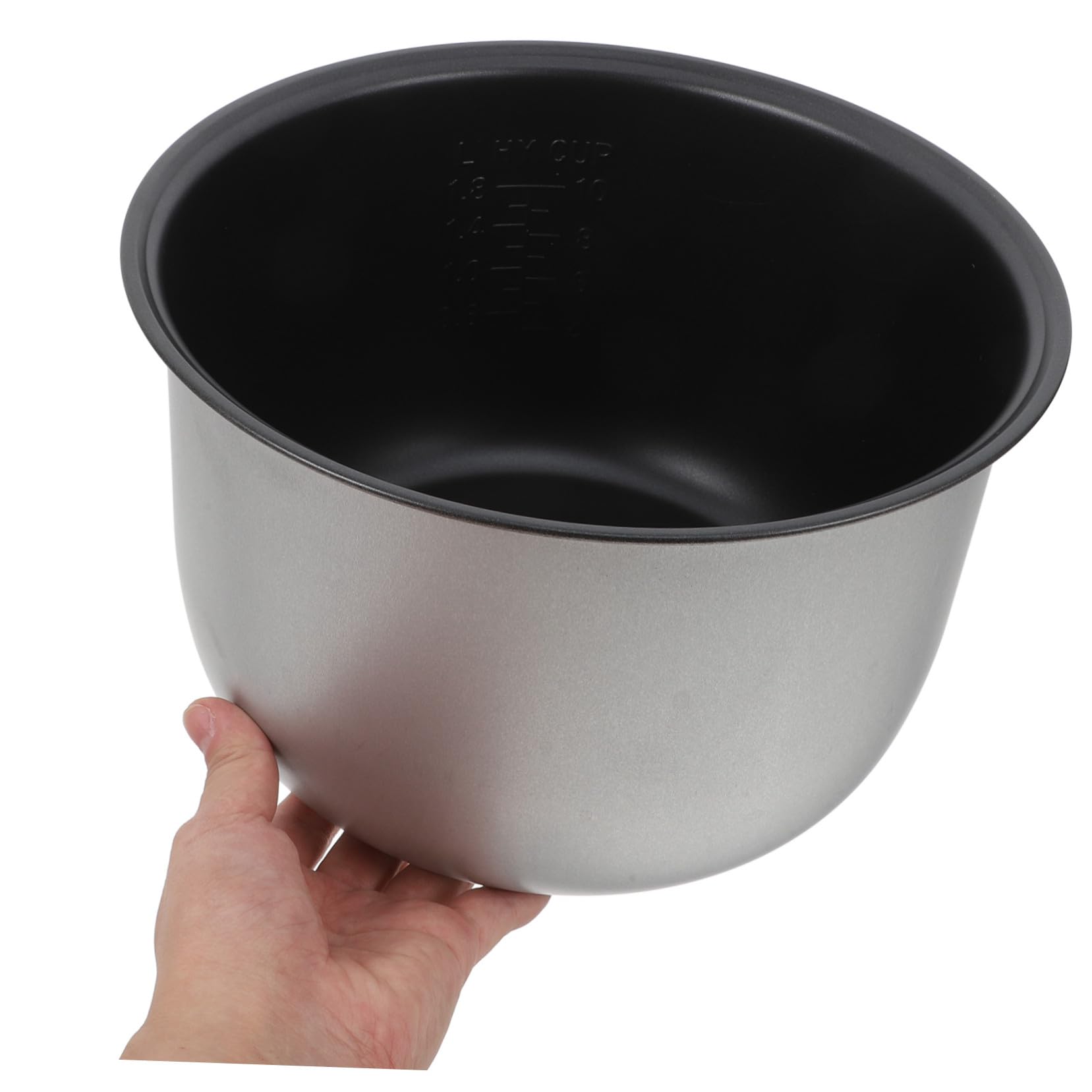 Pentola Interna Antiaderente da 5L per Cuociriso Elettrico Accessorio di Ricambio Rivestimento Stampo per Dolci Design Bilancia Adatta per Cucinare Zuppe e Torte