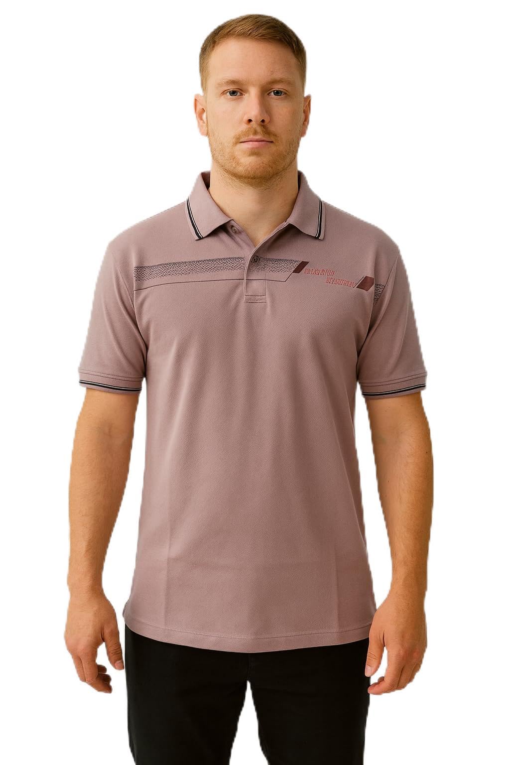 dollar Pack of 1 Men's Cotton Polo T-Shirt with Classic Collar-picture-54