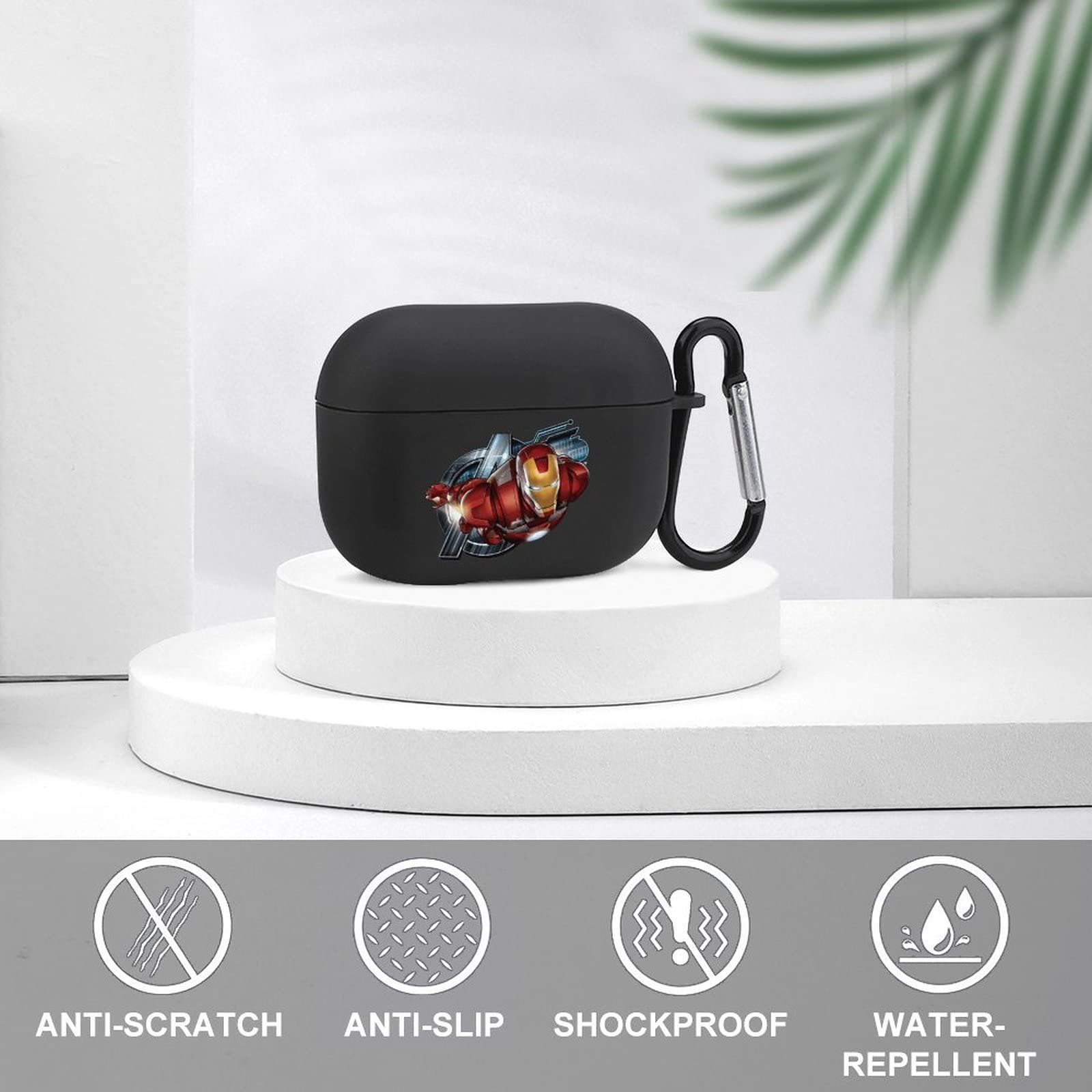 Amazon | AirPods Pro ケース アイアンマン Airpods Pro保護ケース