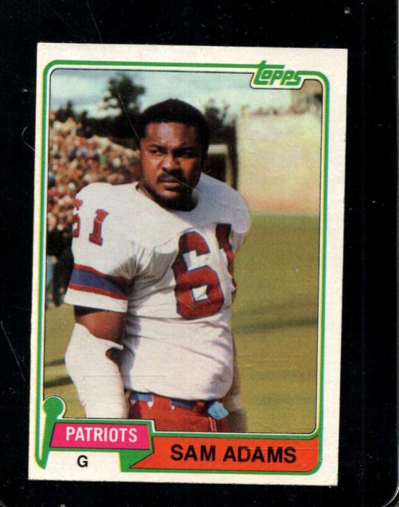 1981 TOPPS #352 SAM ADAMS EXMT PATRIOTS