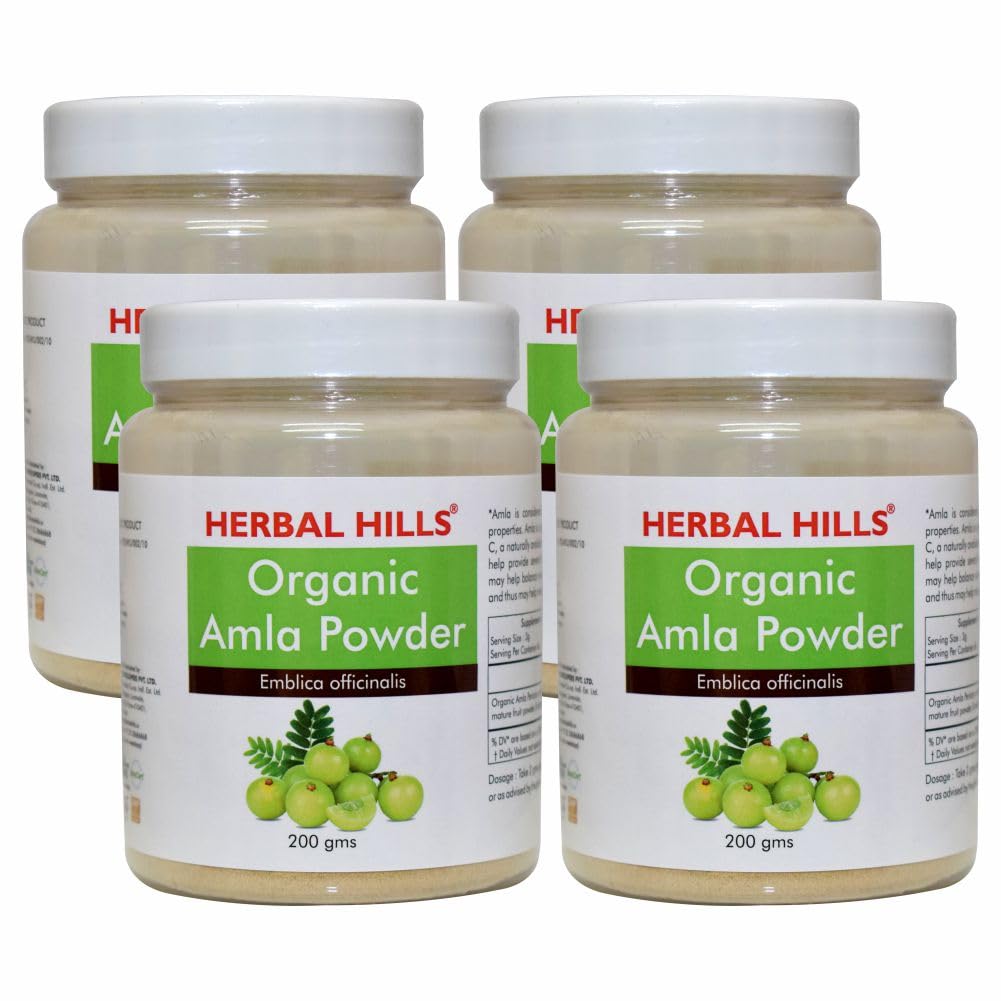 Herbal Hills Organic Amla Powder (200 Gms Pack of 4) (B08YDHXFJ1) Amazon Price History, Amazon Price Tracker