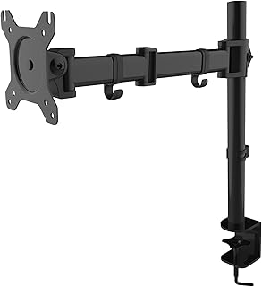 HFTEK HF28DB Supporto da tavolo per Monitor TV montaggio da tavolo Supporto da scrivania desk mount bracket per schermo fino a 34 pollici con VESA 75/100 (HF28DB)