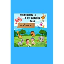 Kids coloring book with alphabet