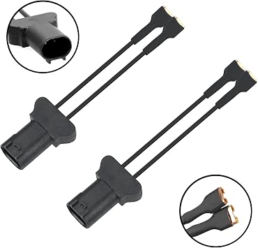 SEINECA 2pcs Car Horn Special Plug Compatible with BWM Horn Adapter Wiring Harness Cable Car Horn Converter Wiring.