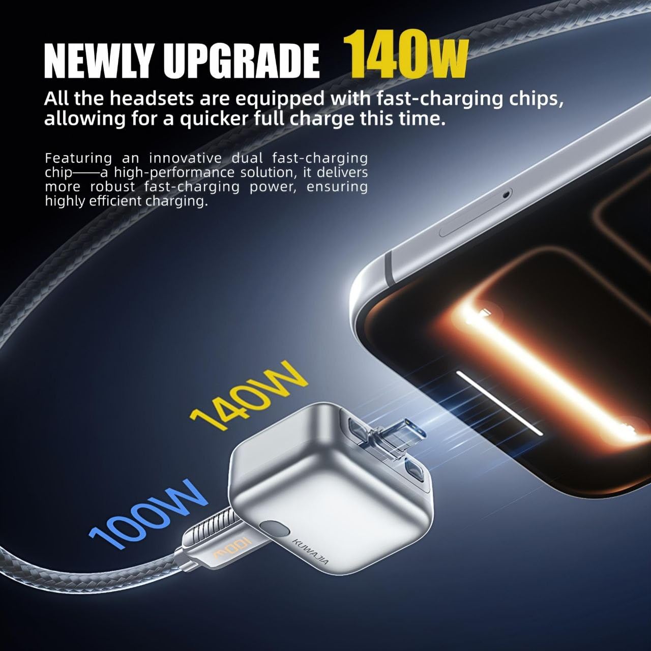 Smart Charger Adapter Auto Power Disconnector Guard Every Mobile Android|Tablet|Switch| No Touch Mobile Screen in 5 Minit Automatically Pops Open When Fully Charged (Type-C Cable) — Amazon image 5