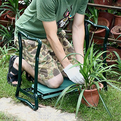 Novinex Garden Home Kneeler Seat Pad & Cushion Yard Work Bench Foldable Gardening