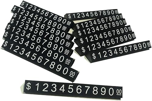 Número de montaje ajustable, cubo, número de montaje en ángulo, mostrador de precios, soporte de exhibición de etiquetas, precio de venta de 14