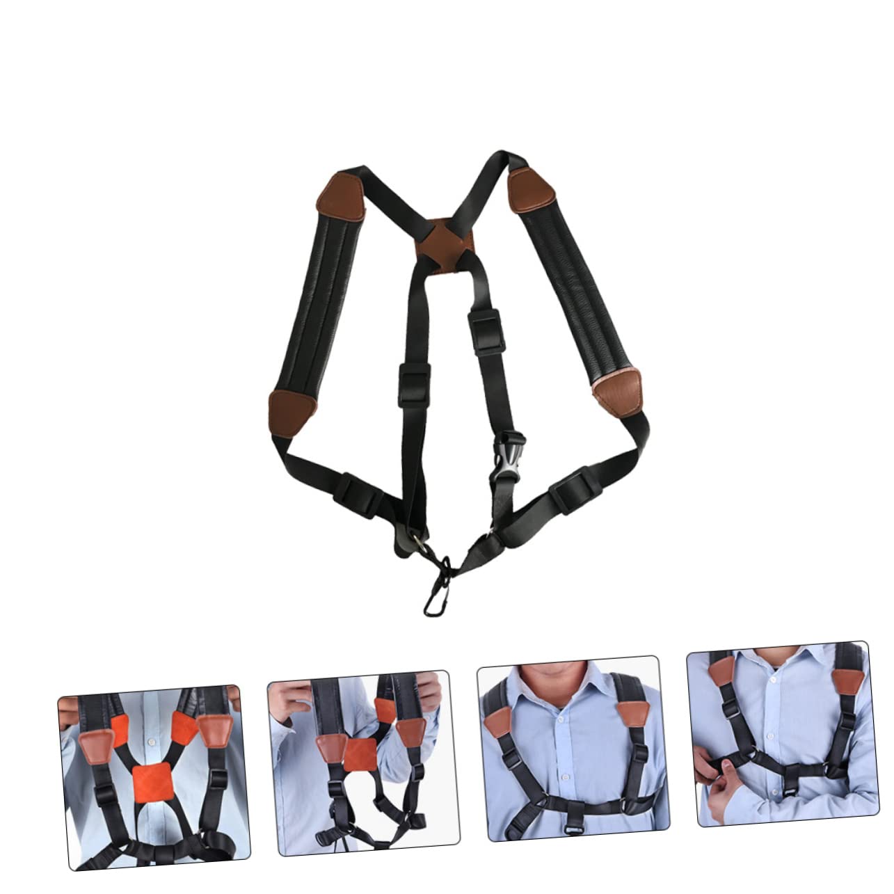 Toyvian 2pezzi Sospensione Per Sassofono Con Design e Imbottitura Comfort Compatibile Con Sassofoni Tenore e Clarinetti Realizzata Materiali Sicuri e Resistenti
