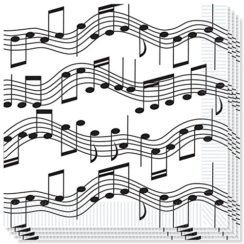 Musical Note Luncheon Napkins