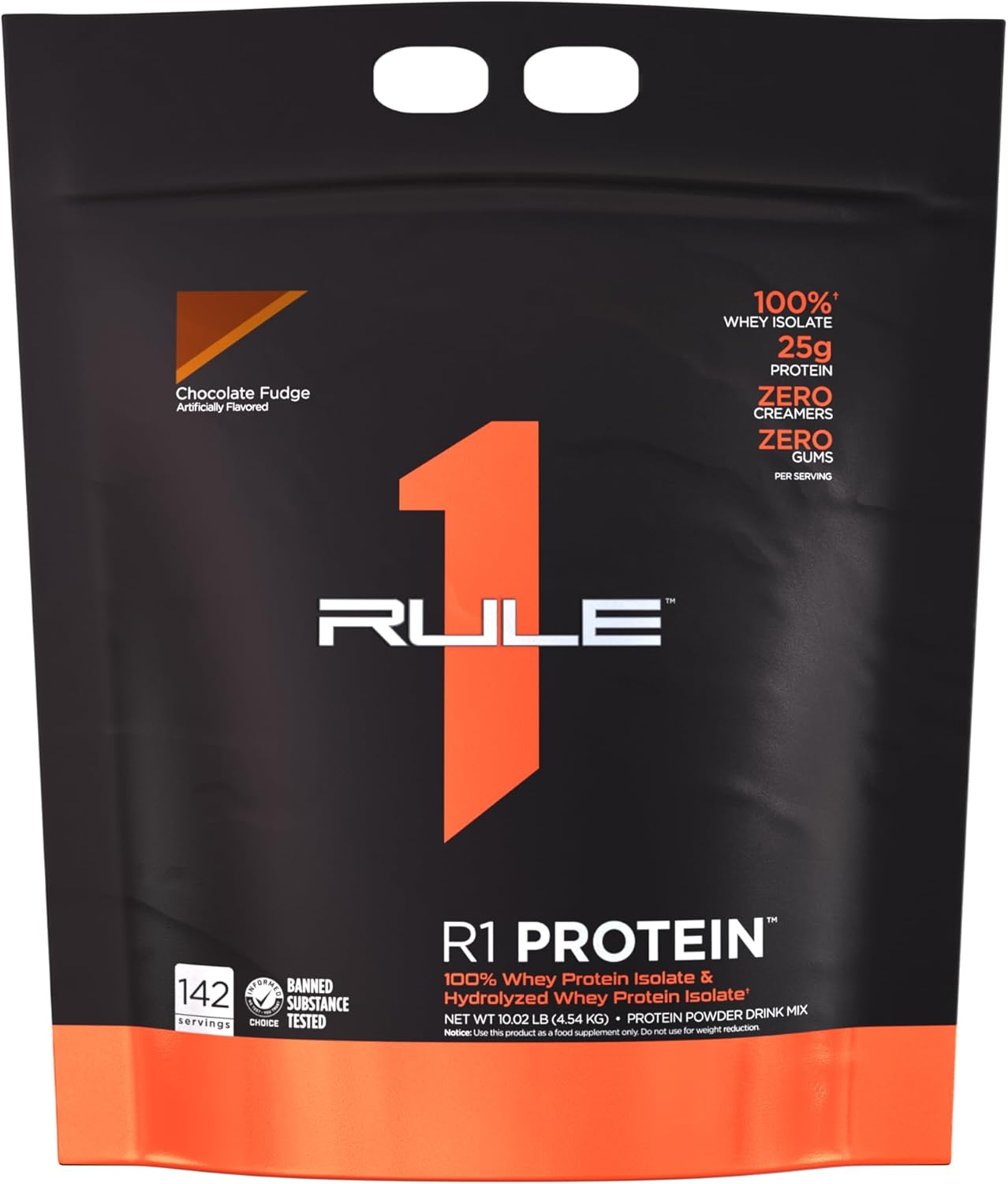 Amazon.com: Rule 1 R1 Protein, Chocolate Fudge - 10.19 lbs Powder - 25g ...