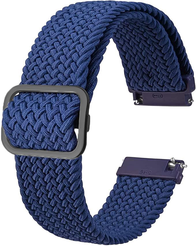 ARTMU® Smartwatch Band Compatible with Noiise Sprint (NSW52), 22mm Quick Release Stretchy Adjustable Nylon Sport Replacement Watch Strap. (Blue) (B0CHS423LS) Amazon Price History, Amazon Price Tracker