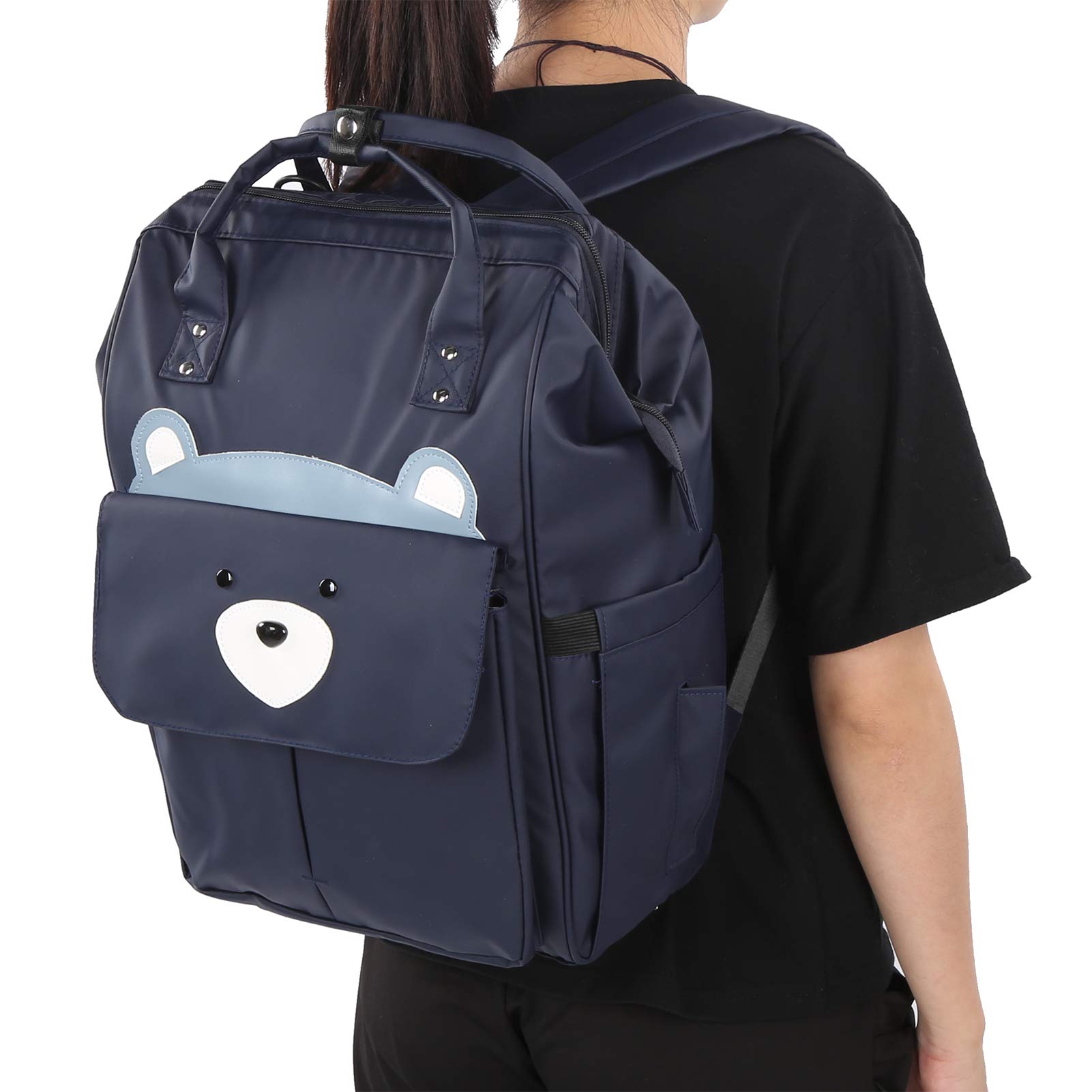 Bolsa de Pañales para Bebés, Mochila de Viaje Elegante Unisex, Bolsas para Pañales, Mochila para Bebés, Mochila Esencial para Recién Nacidos, Mochila con Asa, Mochila de Viaje