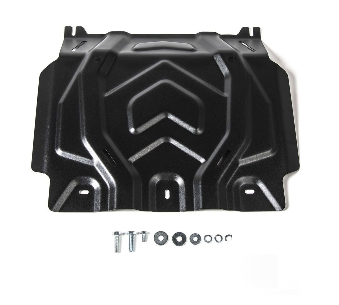 J&J AUTOMOTIVE Protection sous Moteur en Acier pour Mitsubishi L200 Depuis 2015, Plaque de Protection de Châssis, Épaisseur 2 mm, 1x Protection Moteur