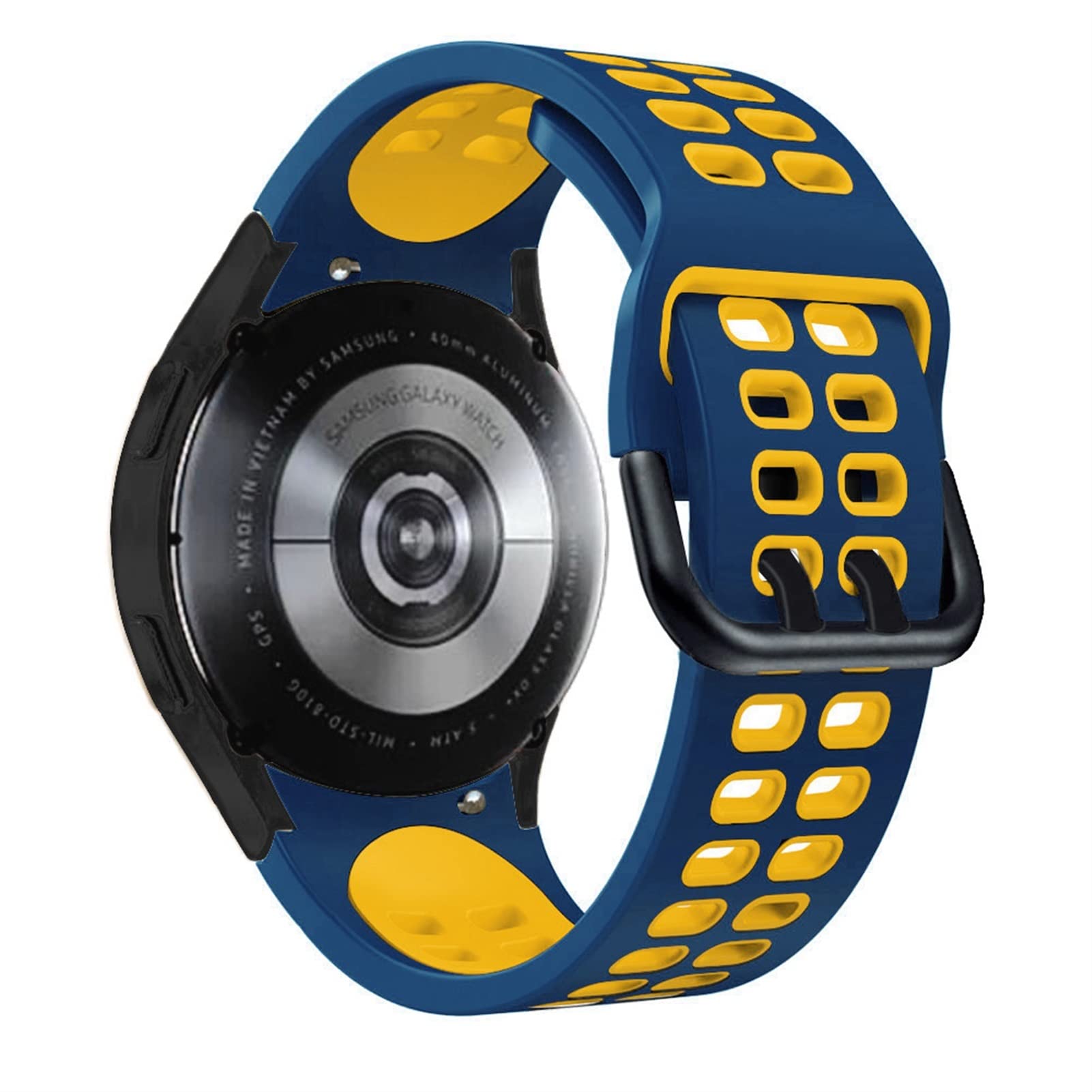 Correa de silicona de 20 mm con relieve Ridge Sport para Samsung Galaxy Watch 4