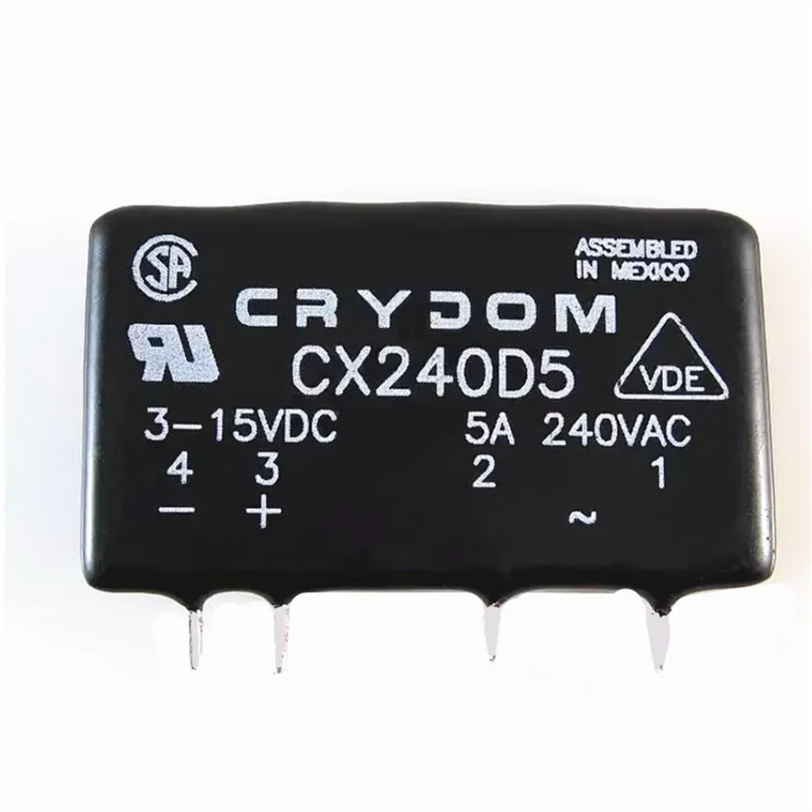 Relais 4 broches CX240D5 composant électronique de commutation 240V AC - 2