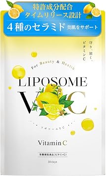 Liposome VC Liposome, Vitamin C, High Formulation, High Concentration, Made in Japan, 30 Day Supply