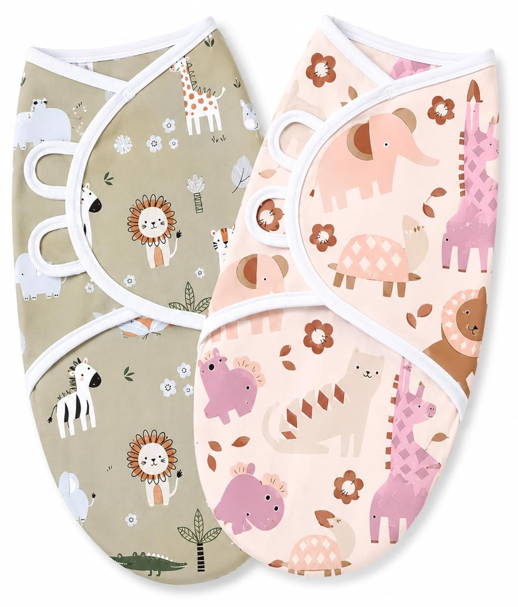 Baby Swaddle Wrap Adjustable Cotton Blanket Pack of 2