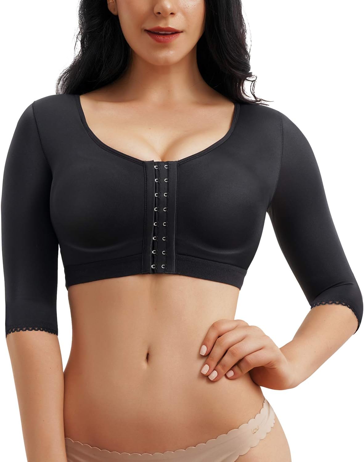 Women Arm Shaper Tops Slimmer Compression Sleeves Post Surgery Posture Corrector Tank Top