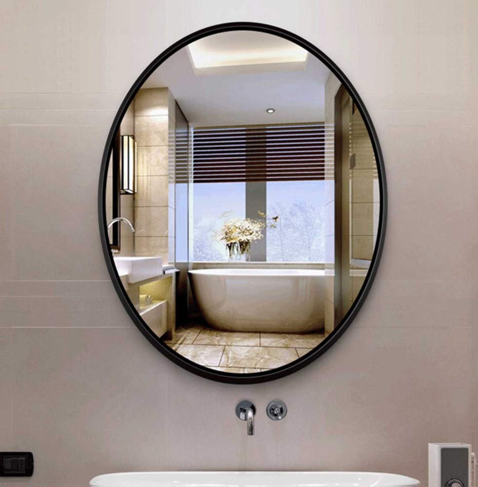 Badkamer wandspiegel, Europese stijl ijdelheid spiegel, moderne veelzijdige decoratieve spiegel, HD explosieveilige spiegel, kan horizontaal of verticaal worden opgehangen, voor de woonkamer slaapkamer ingang (maat