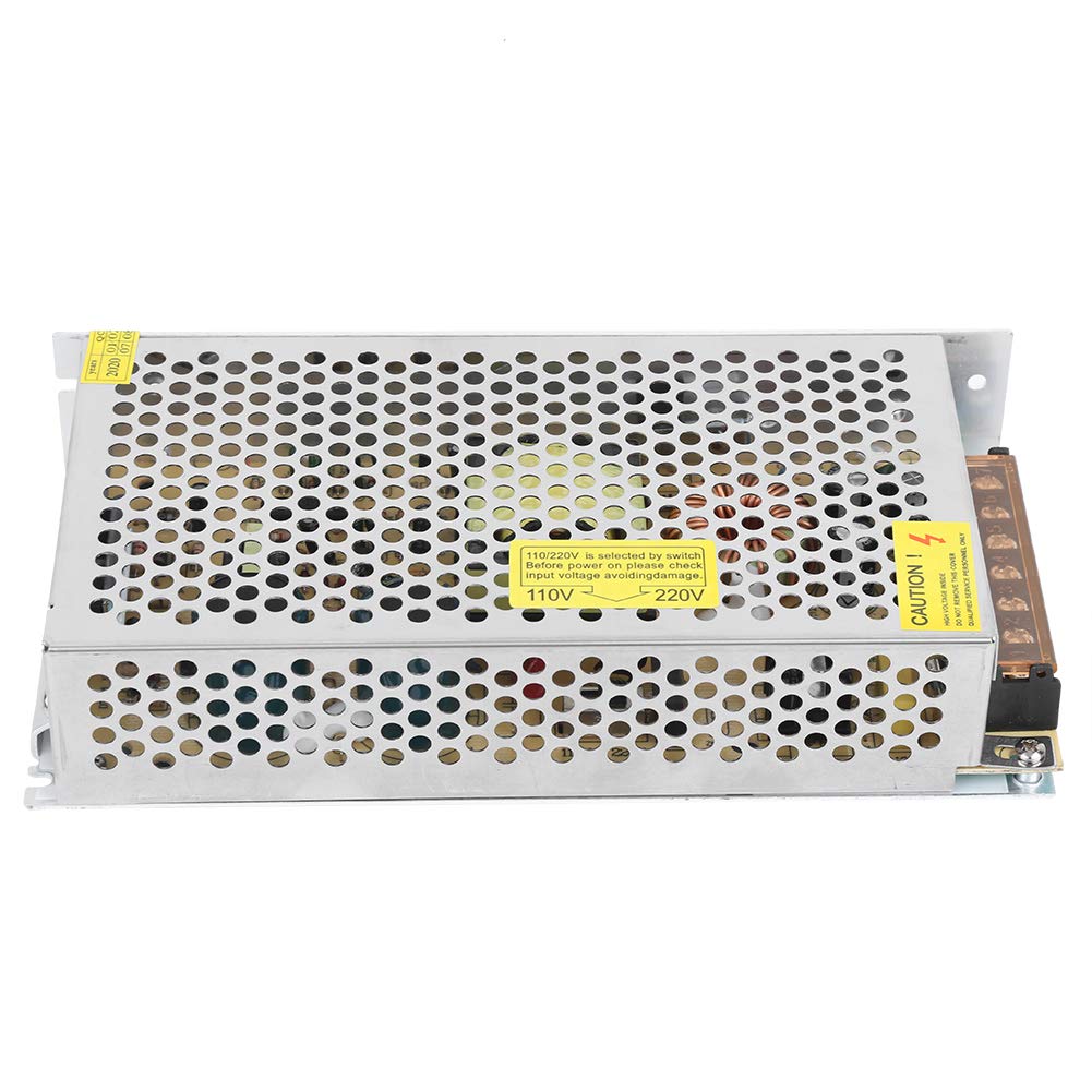 Driver per Interruttore di Alimentazione LED, Lega di Alluminio, Protezione da Carenza e Sovraccarico, da 100 W a 500 W per Display LED CC 12 V, Stampanti 3D e Altro (12V10A (120W))