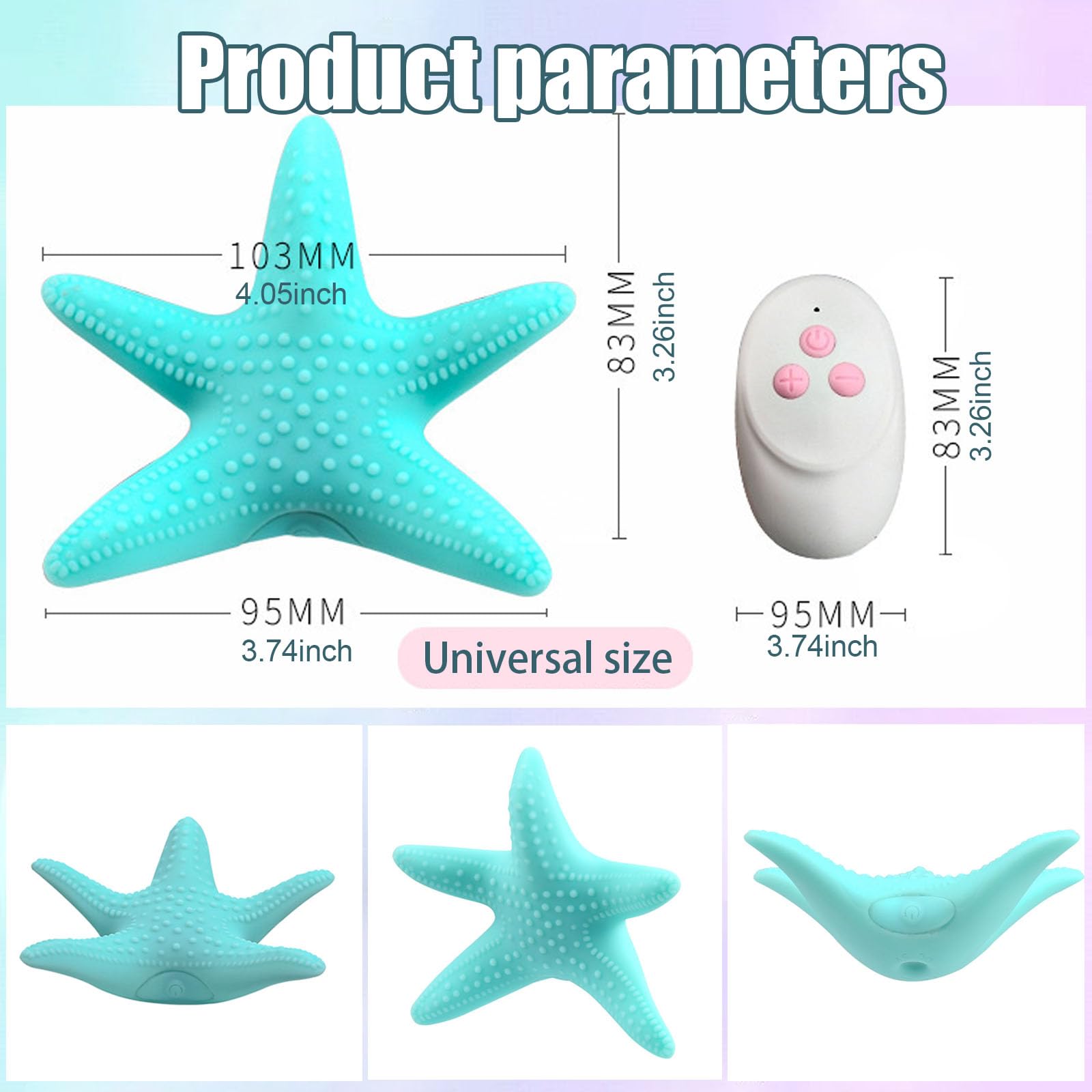 Amazon.com: MFMYEE Wearable Vibrator-10 Vibration Patterns Little Starfish  Invisible Wearable Panty Vibrator with Wireless Remote Control,for Clitoris  and G-Spot Stimulator, Women Panty Vibe with Remote Sex Toy : Health &  Household