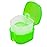 Colorful Plastic Dental Orthodontic Retainer Container Cleaning Case,Denture Bath Box Case Cup Holder Travel, Mouthguard Storage Soaking Case