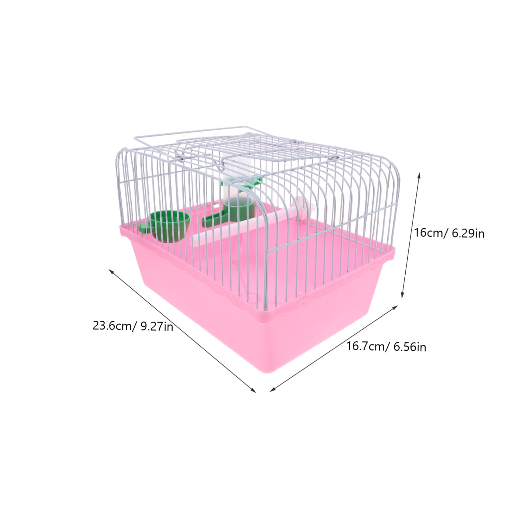 Balacoo Portable Birdcage Travel Carrier for Parakeets Budgies Small Pet Birds Random Color