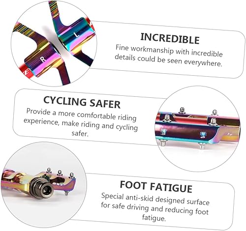 Miniatura 7 de YARNOW 2 Pairs Bicycle Alloy Accessories