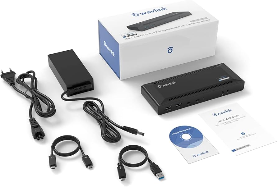 新品】WAVLINK USB-C Dual 4K Docking Station Amazon.com: WAVLINK USB C Docking Station, USB-C Dock Triple
