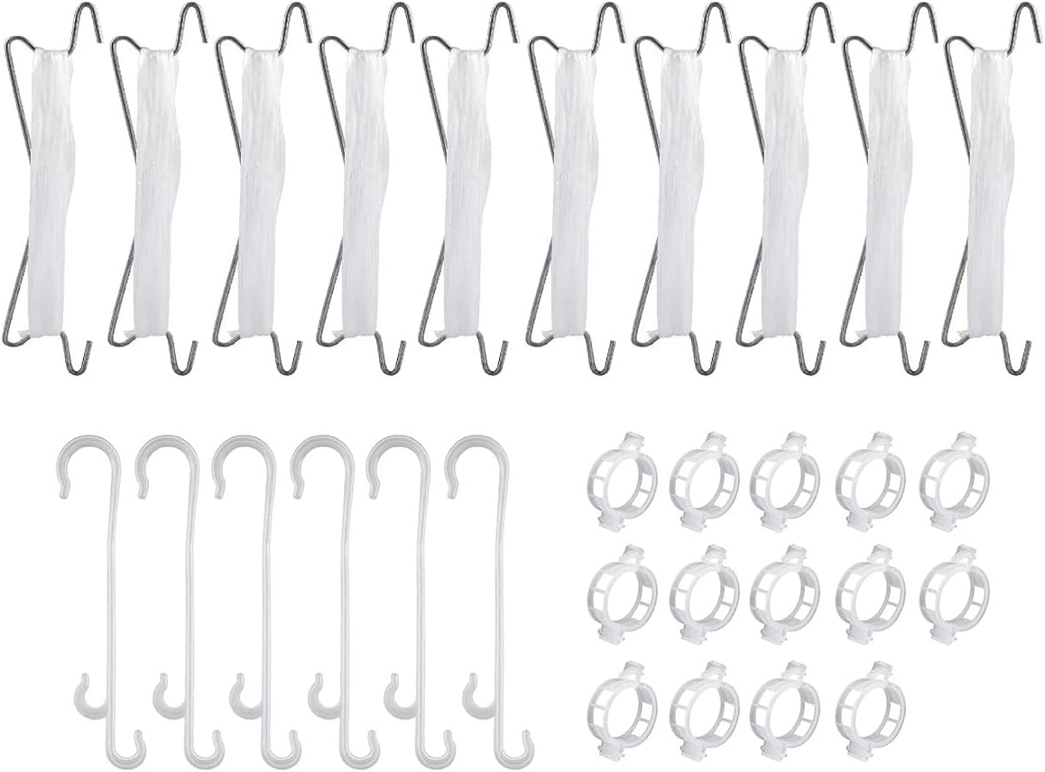 30pcs Plant Climbing Hooks Tomato Support J Hook Reusable