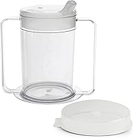 Providence Spillproof 12oz Adult Sippy Cup with Handles - Spill-Proof Independence Cups for Elderly, Disabled & Limited Mobility - Made in USA