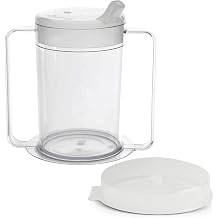 Providence Spillproof 12oz Adult Sippy Cup with Handles - Independence Sip Cups for Adults with Limited Mobility - Handicap Cups for Elderly Care - Made in the USA - PSC 50 - 1 Pack