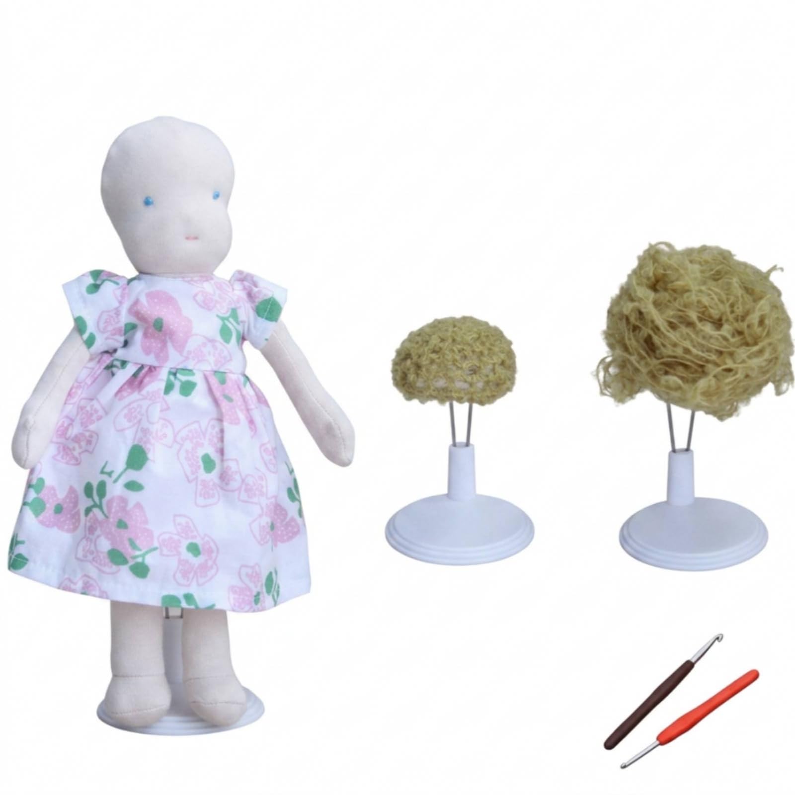 Jinhxofs Kit Bambola Fai da Te Decorativo Bambola da Cucire con Uncinetto Colorato per il Tempo Libero Libero, style to 1