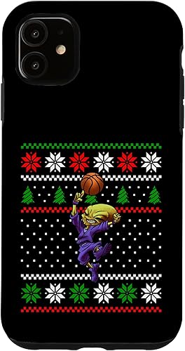 Miniatura 7 de iPhone 14 Pro Alien Playing Basketball Player Christmas Funny Xmas Design Case