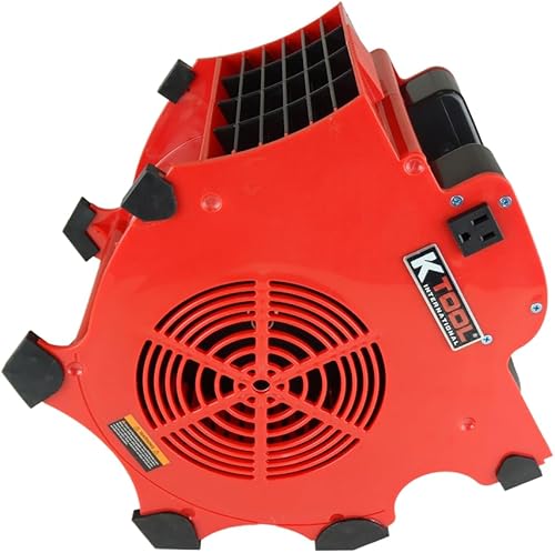 Miniatura 3 de K Tool International - ventilador Big Chill Workforce, 1200 CFM 300W - 110-120V/60HZ - 3 velocidades con 4 posiciones - Uso interior y exterior -
