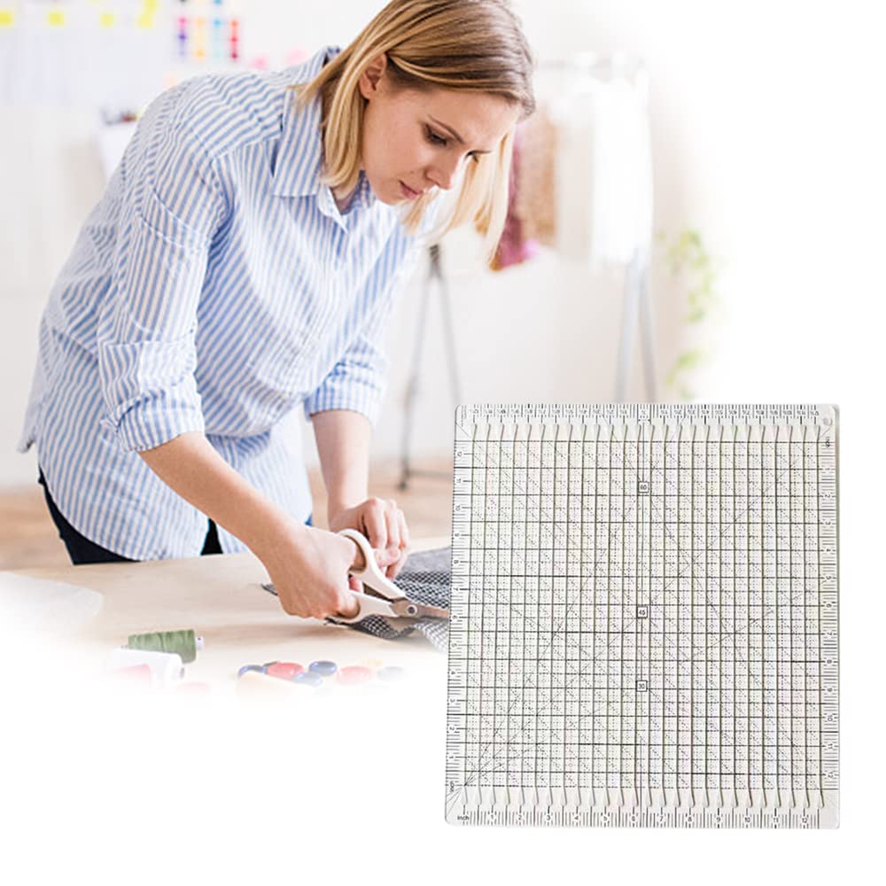 5 in 1 Quilt Cutting Ruler, Multipurpose Sewing Ruler Fabric Cutting Rulers, Acrylic