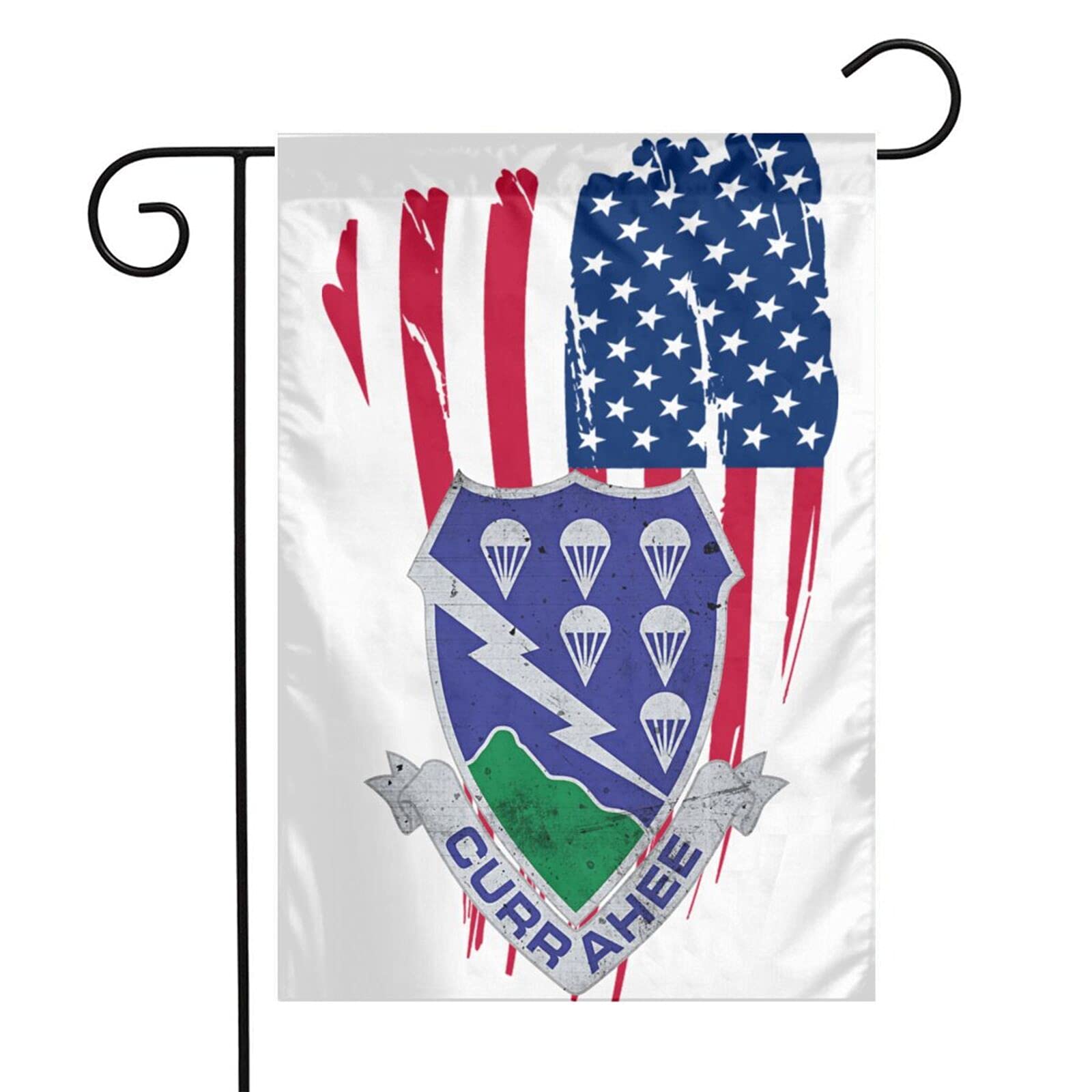 Us Army Retro 506th Airborne Infantry Regiment Garden Flag 12*18 With Unique Theme.