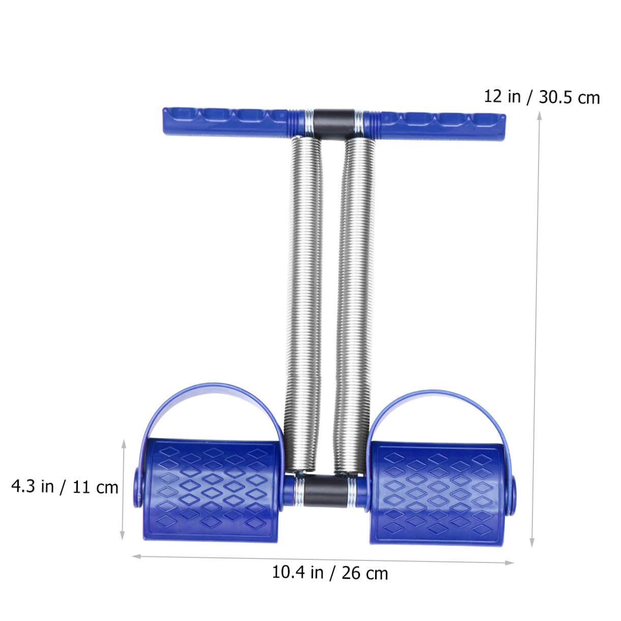 attrezzature per il fitness flettere bici macchina passo-passo estrattore esercizio ginnico pedali pedale di trazione della gamba fune di trazione in acciaio tavola elastica Blue